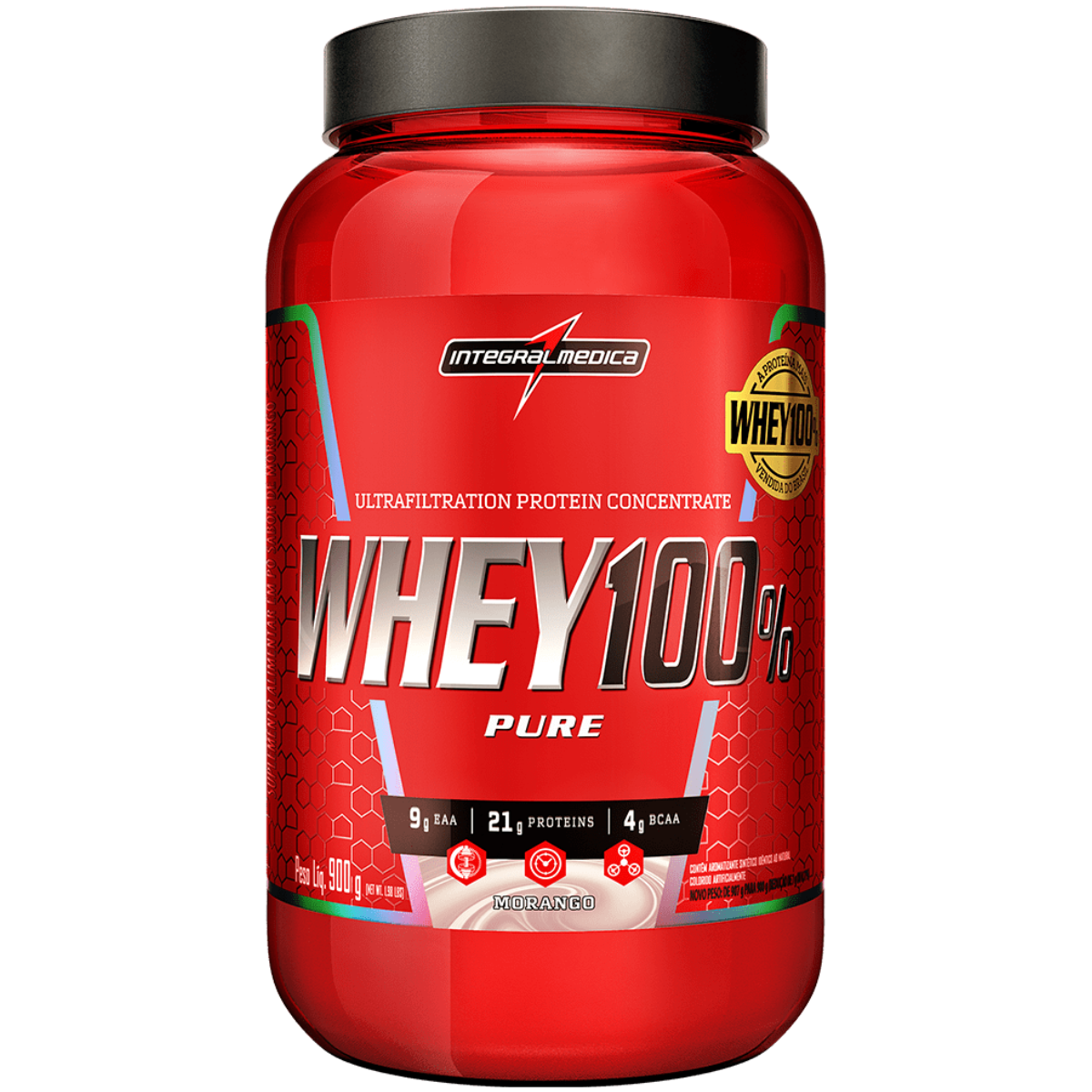 INTEGRALMEDICA - WHEY 100% PURE 900G POTE