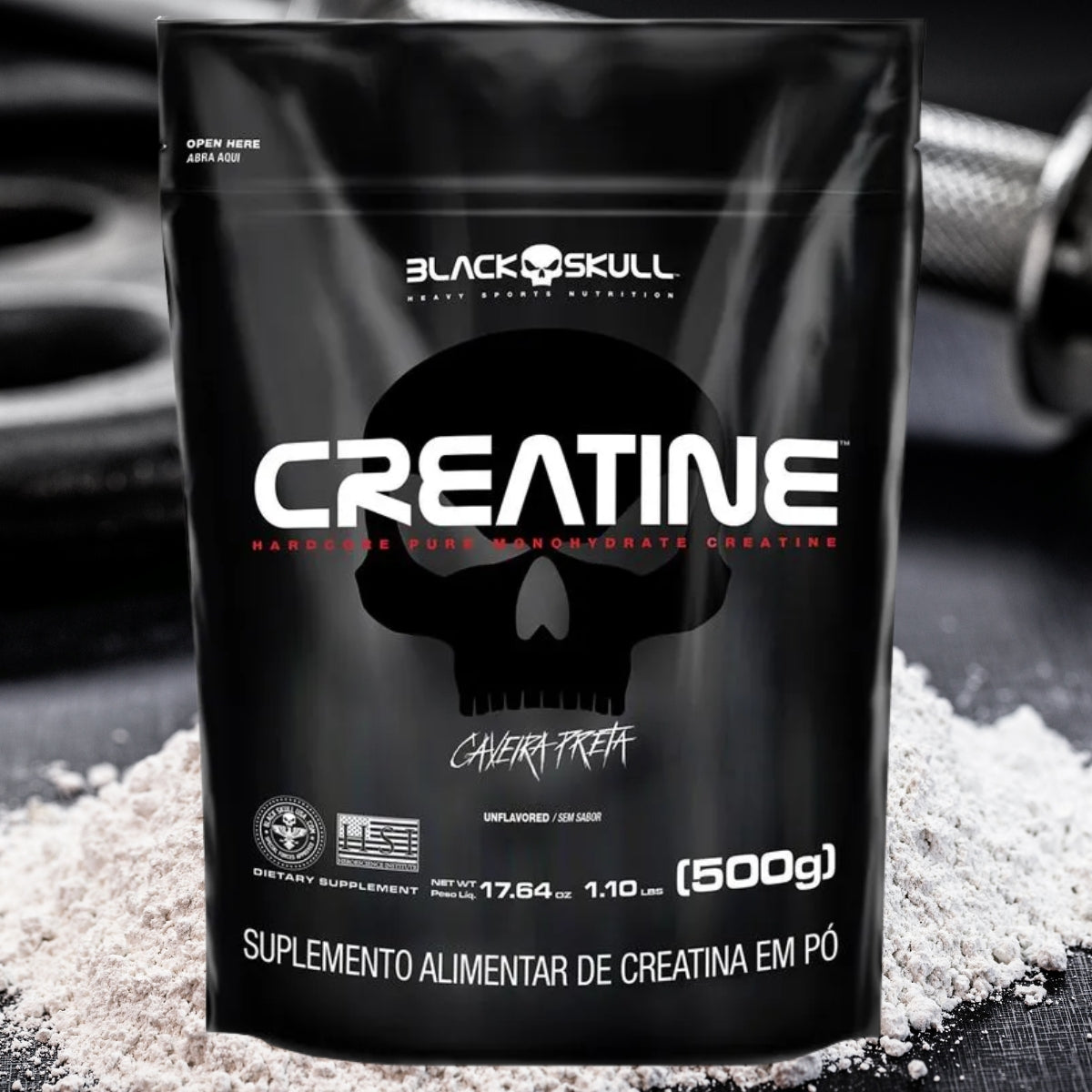 BLACK - CREATINE PURA REFIL 500G