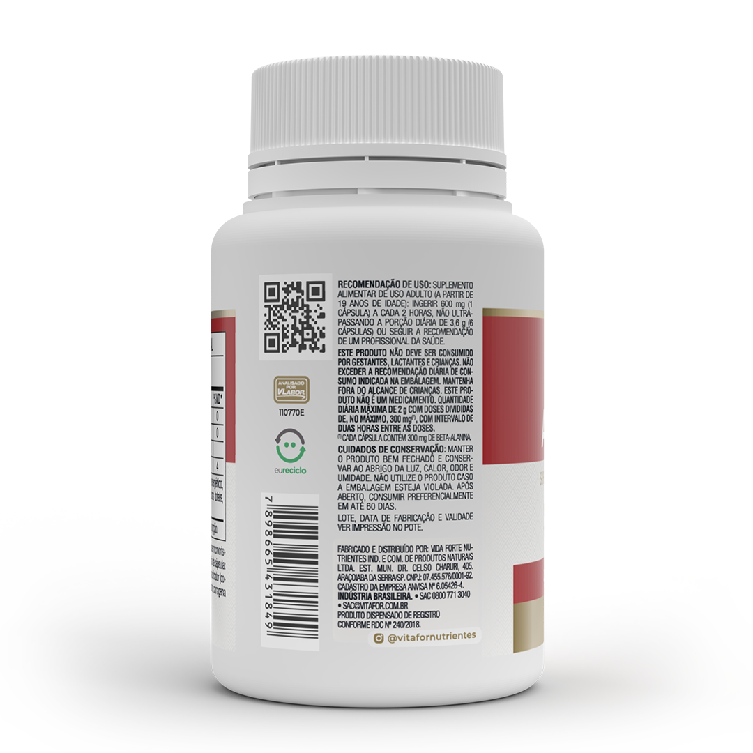 VITAFOR - BETA-ALANINA - 120 CAPSULAS