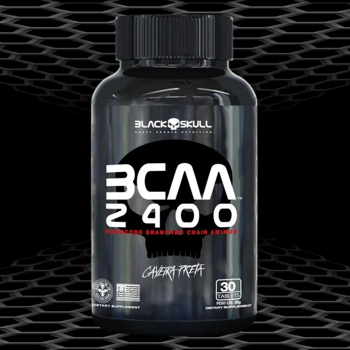 BLACK - BCAA 2400 - 30 TABLETES
