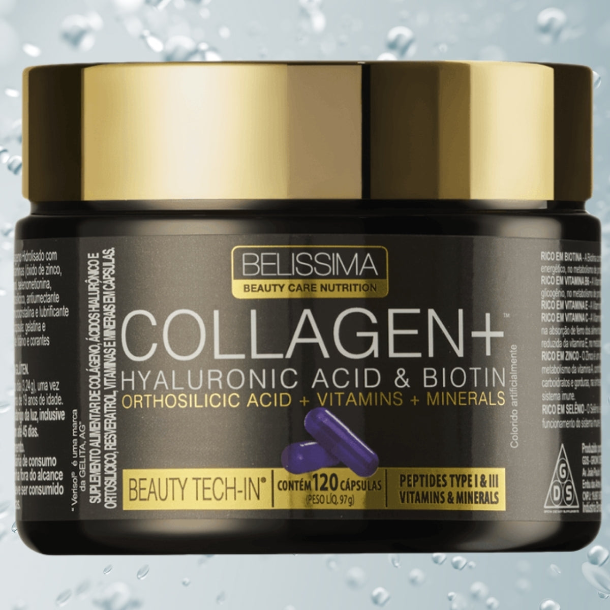 BELÍSSIMA - COLÁGENO PLUS VERISOL - 120 CAPSULAS
