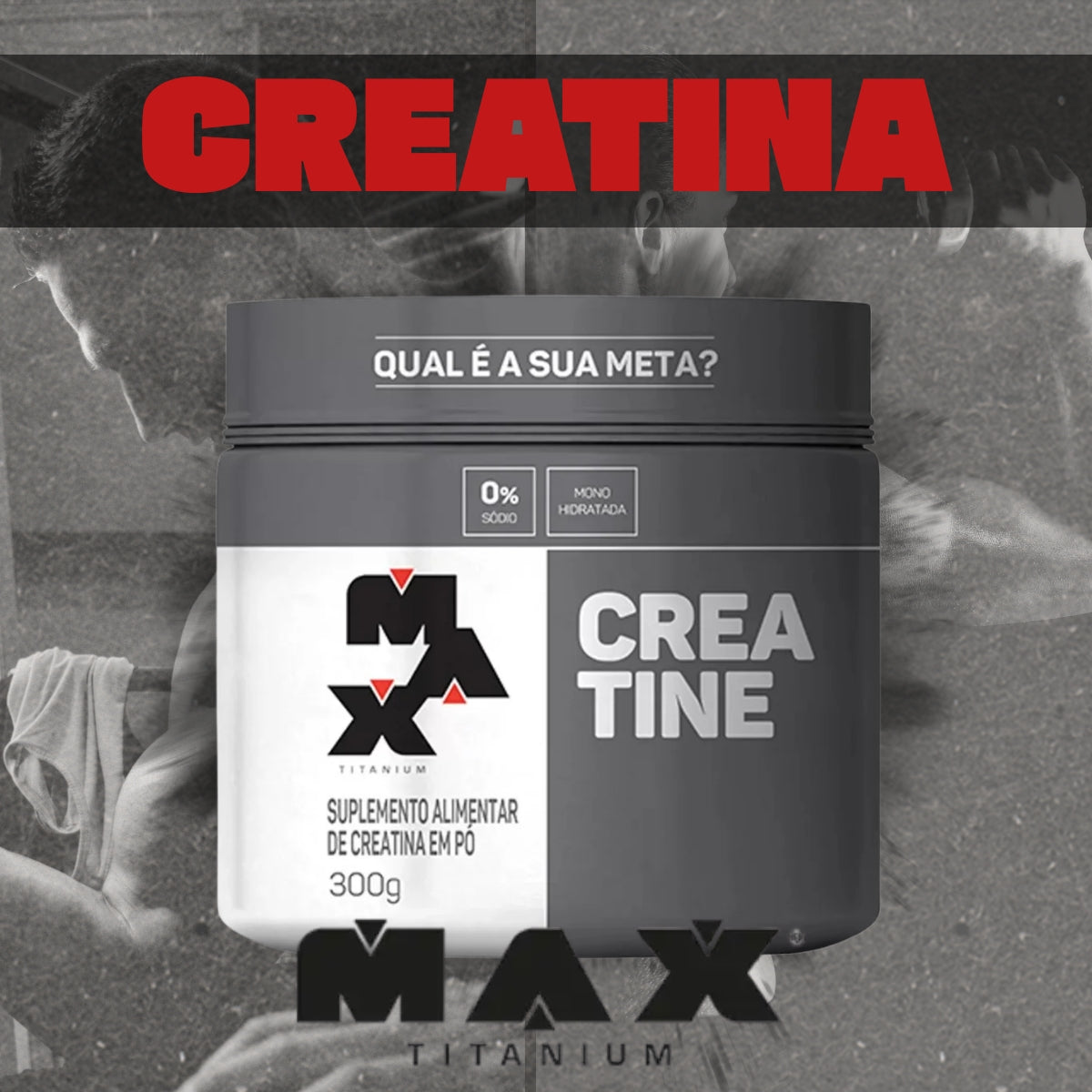 MAX - CREATINE POTE 300G