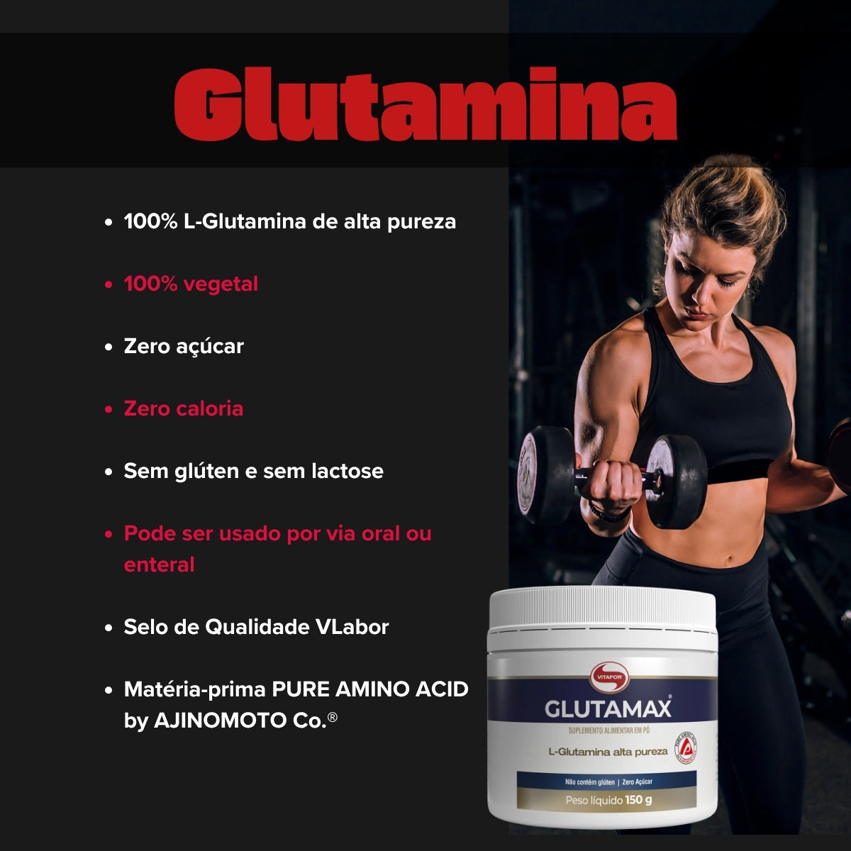 VITAFOR - GLUTAMAX 150G