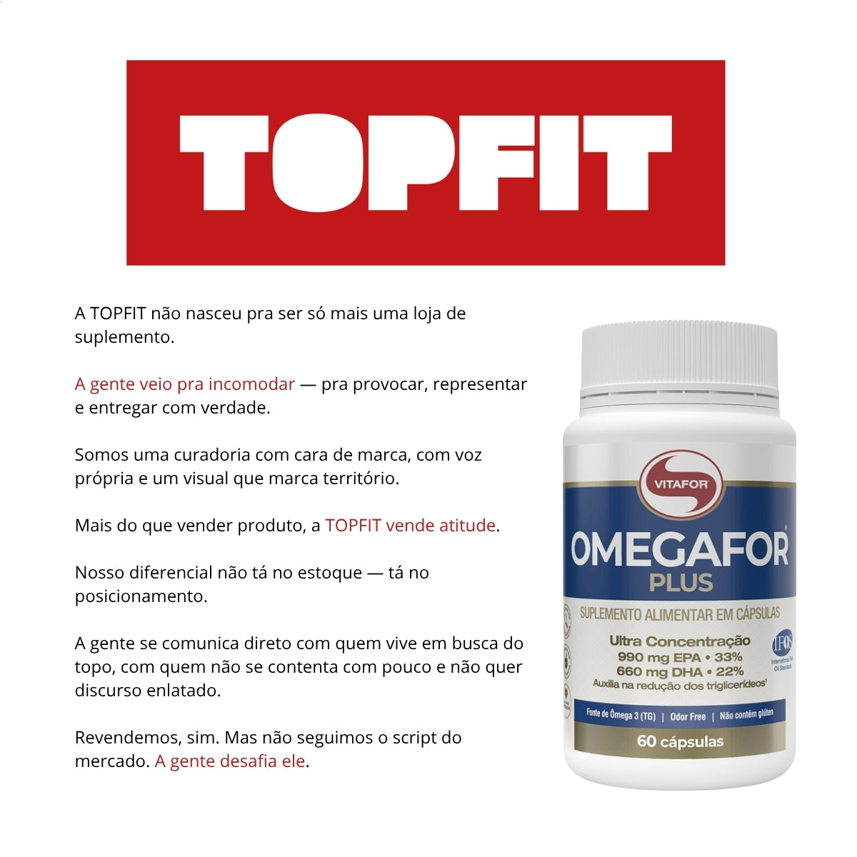 VITAFOR - OMEGAFOR PLUS - 60 CÁPSULAS