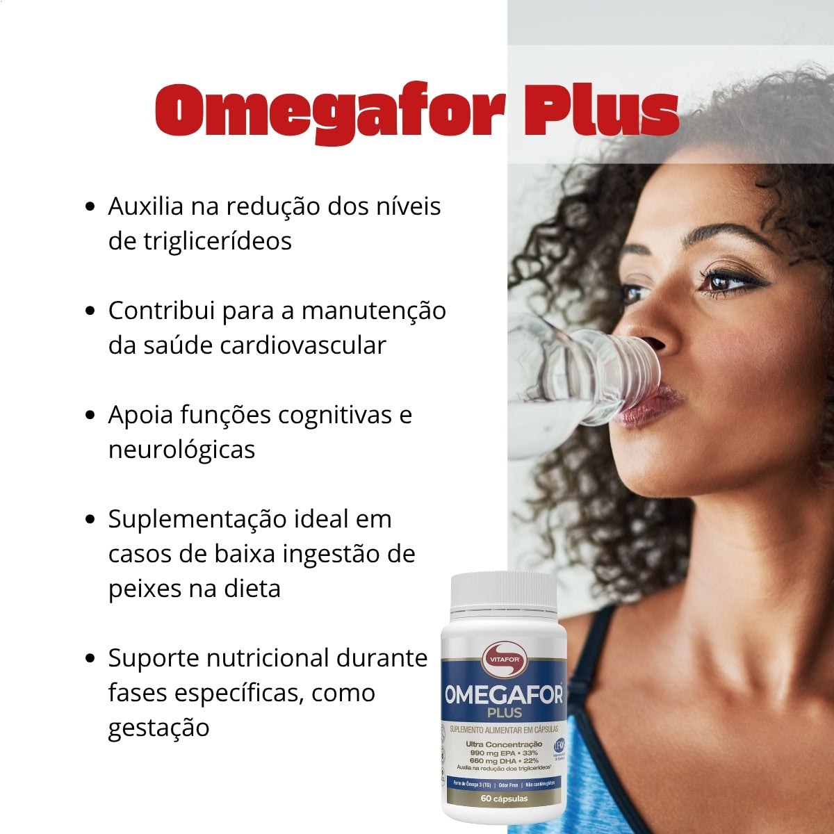 VITAFOR - OMEGAFOR PLUS - 60 CÁPSULAS