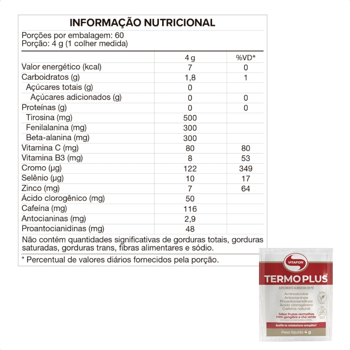 VITAFOR - TERMO PLUS 30 SACHES