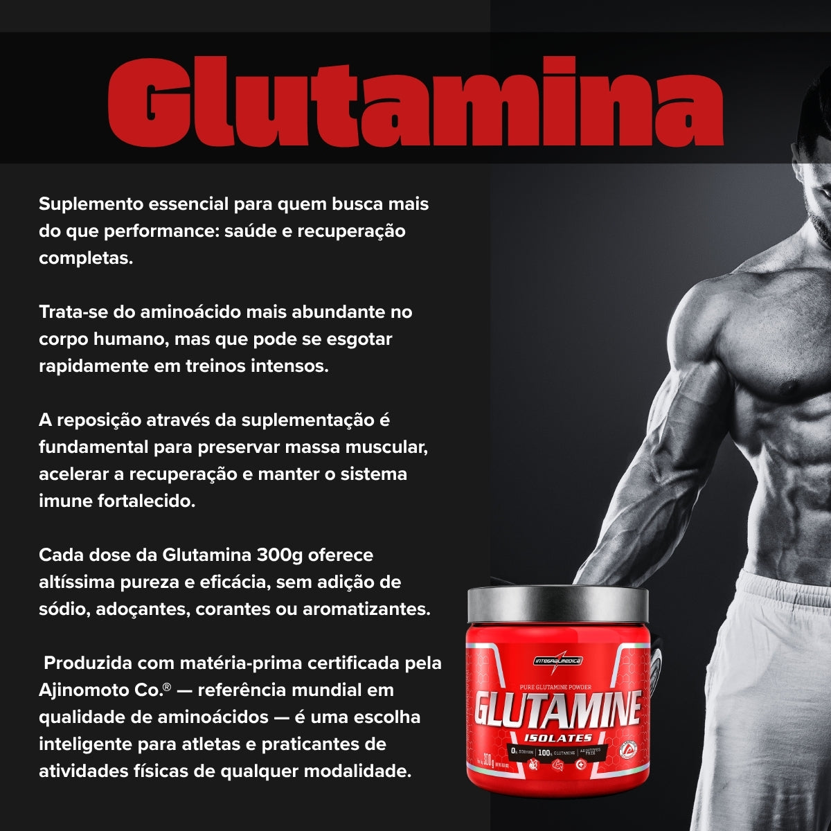 INTEGRALMEDICA - GLUTAMINE 300G