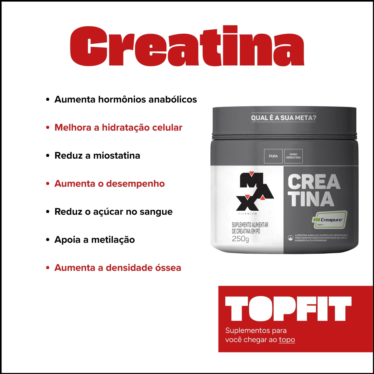 MAX - CREATINE CREAPURE 250G