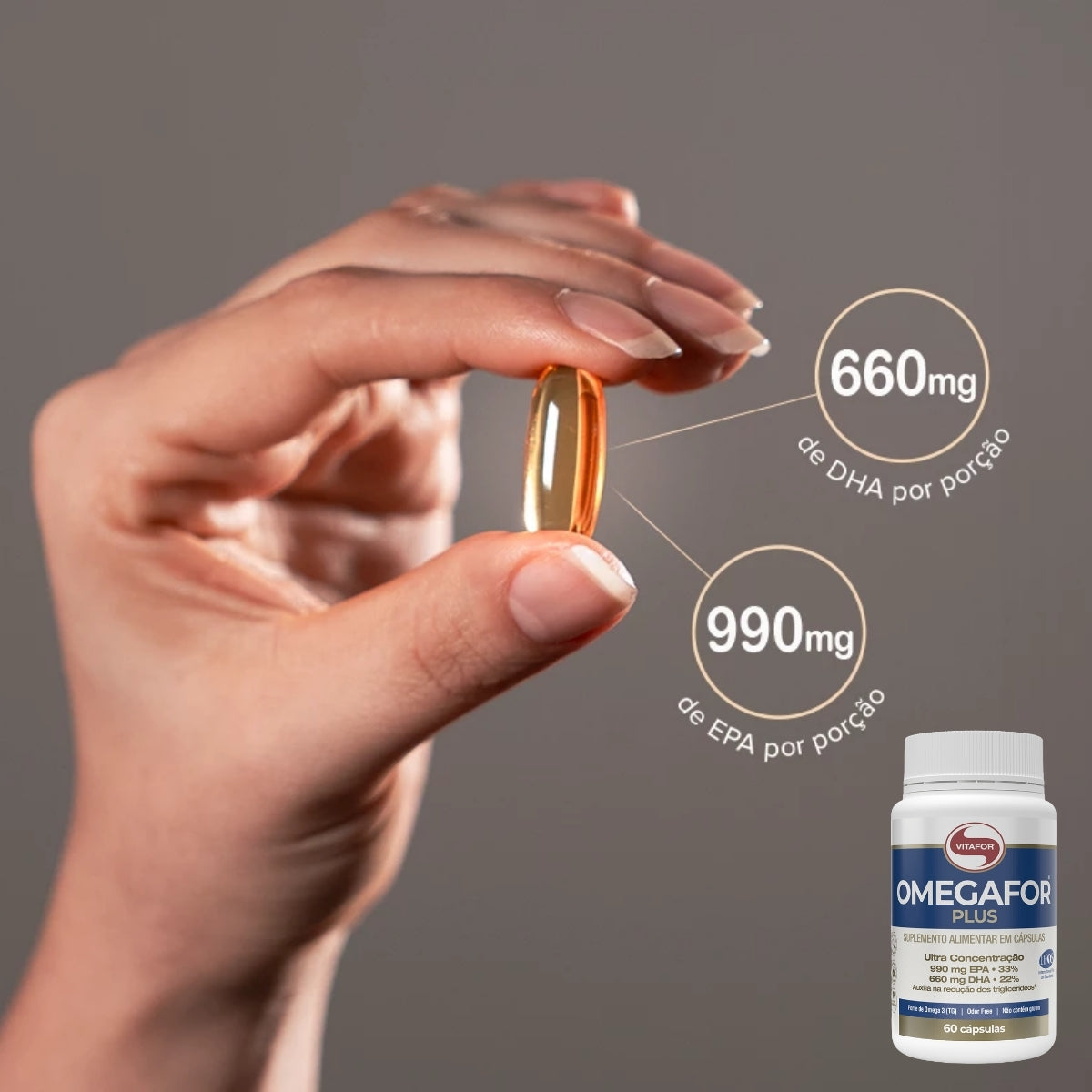 VITAFOR - OMEGAFOR PLUS - 60 CÁPSULAS