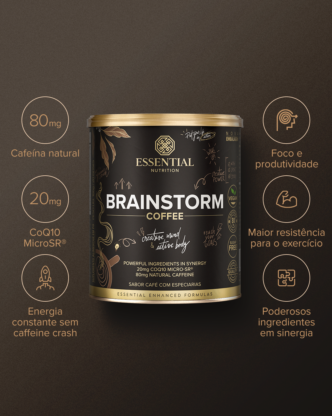 ESSENTIAL - BRAINSTORM COFFEE 186G