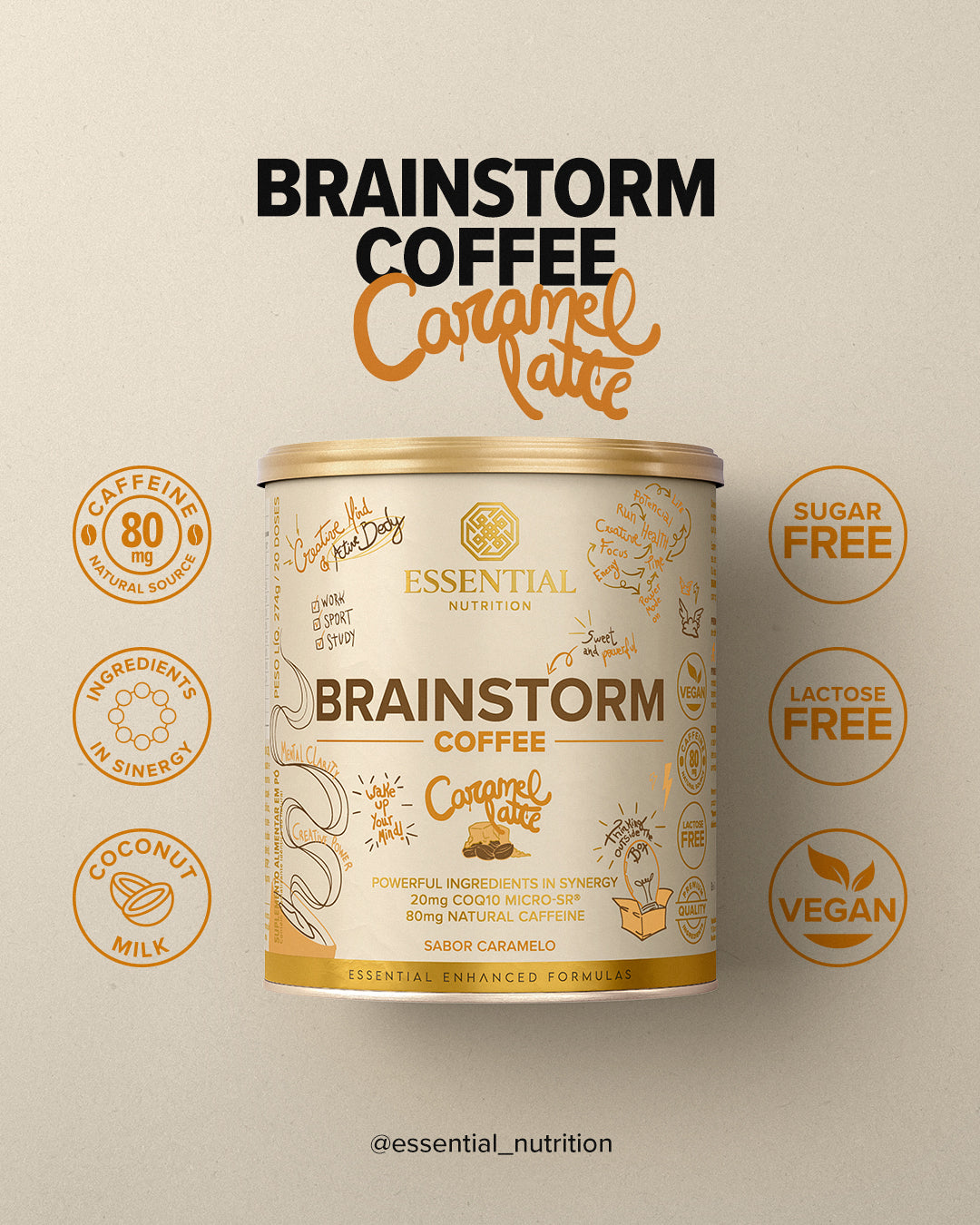 ESSENTIAL - BRAINSTORM COFFEE 274G