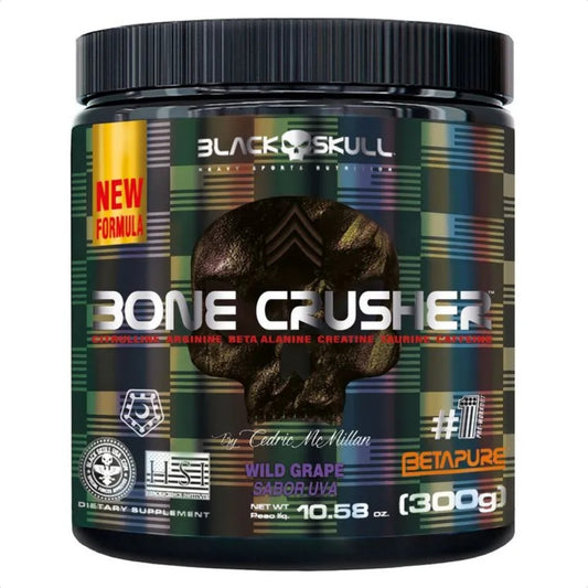 BLACK - BONE CRUSHER PRE-TREINO 300G