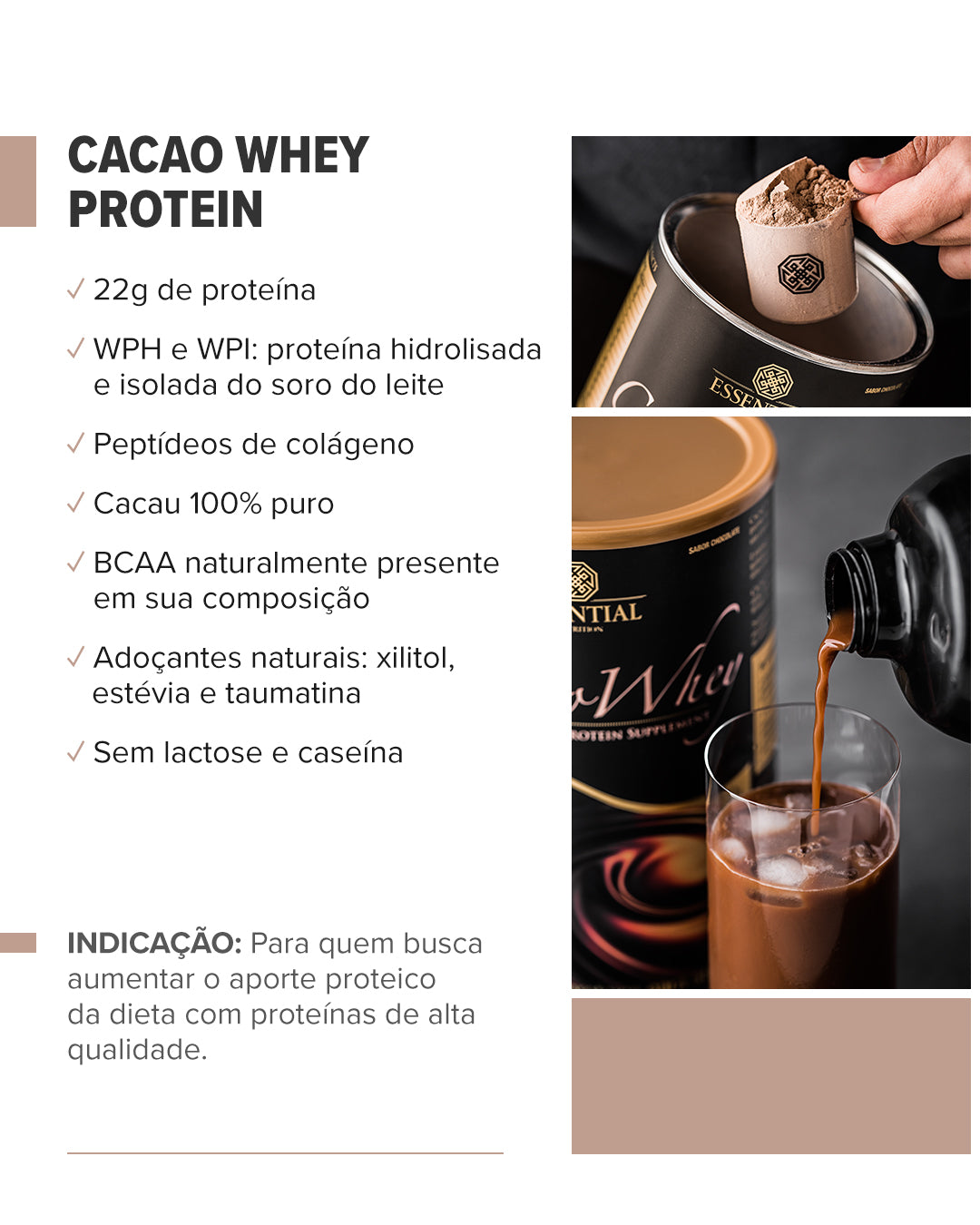 ESSENTIAL - CACAO WHEY 420G