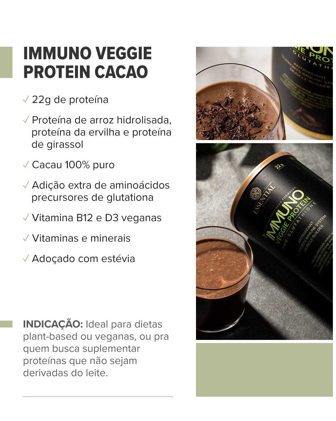 ESSENTIAL - Immuno Veggie Protein 512,4g