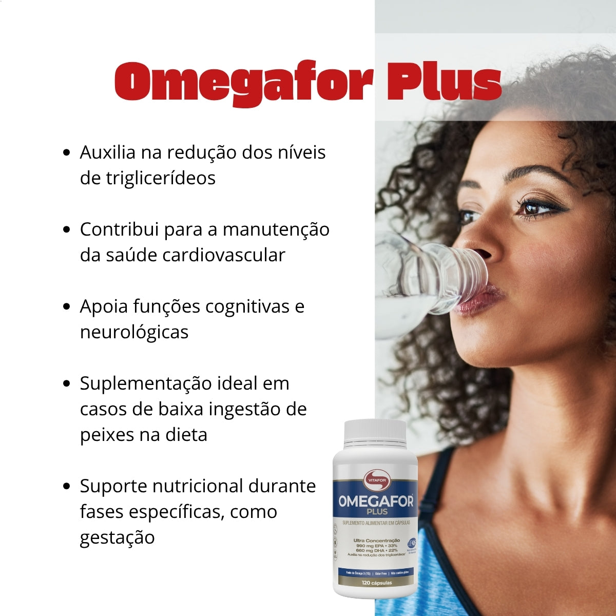 VITAFOR - OMEGAFOR PLUS - 120 CÁPSULAS