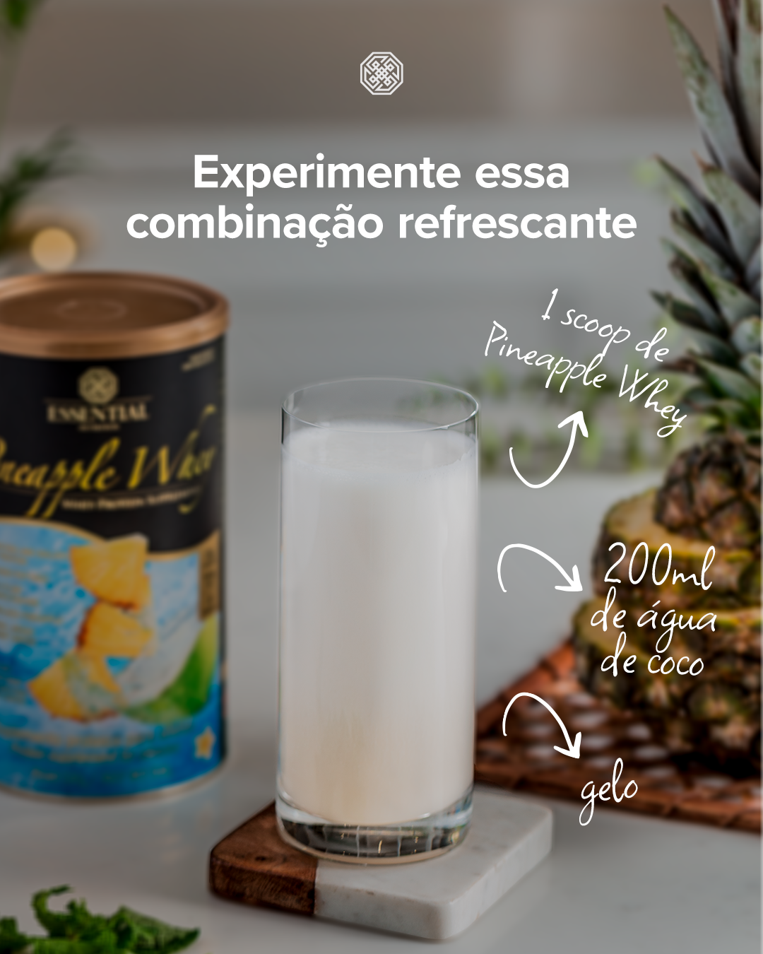 ESSENTIAL - Pineapple Whey (Lata)