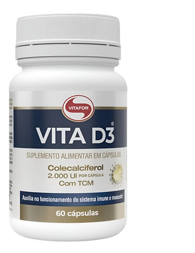 VITAFOR - VITA D3 -  60 CÁPSULAS