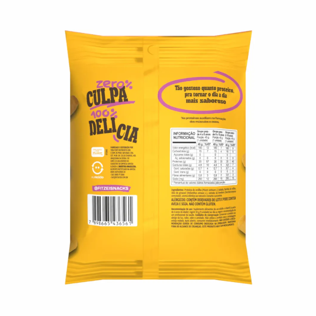 VITAFOR - SALGADINHO SAUDAVEL FITZEI CRISPY