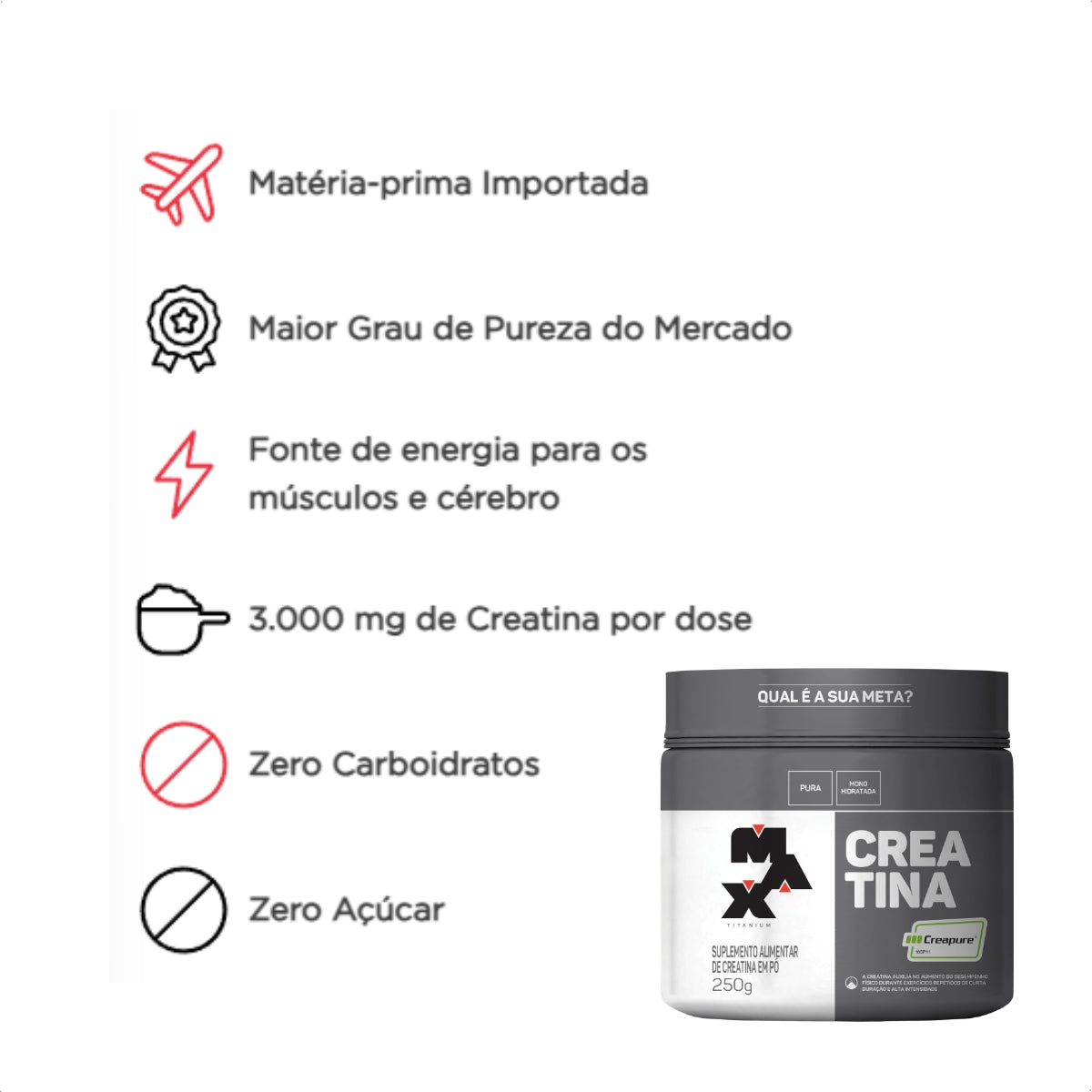 MAX - CREATINE CREAPURE 250G