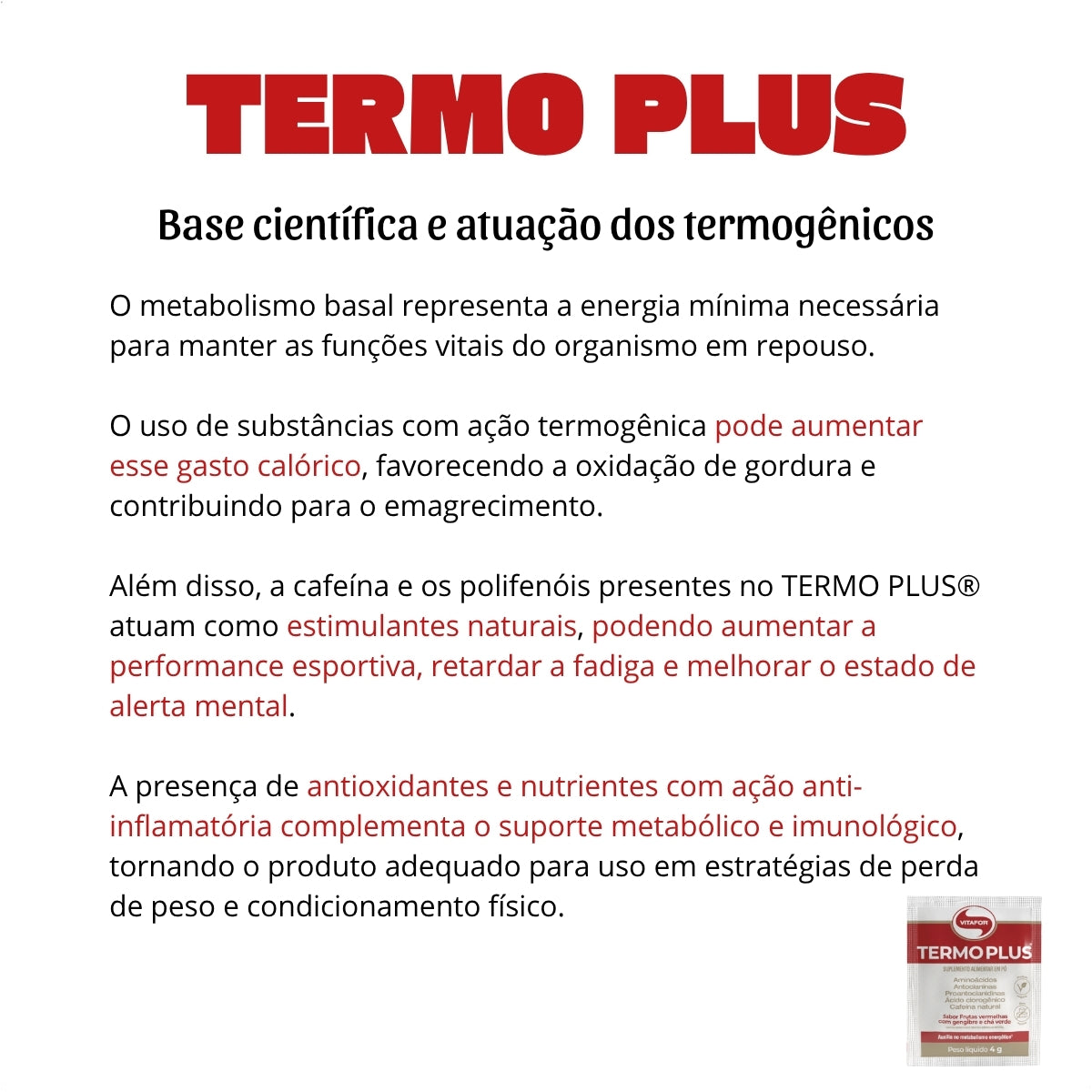 VITAFOR - TERMO PLUS 30 SACHES