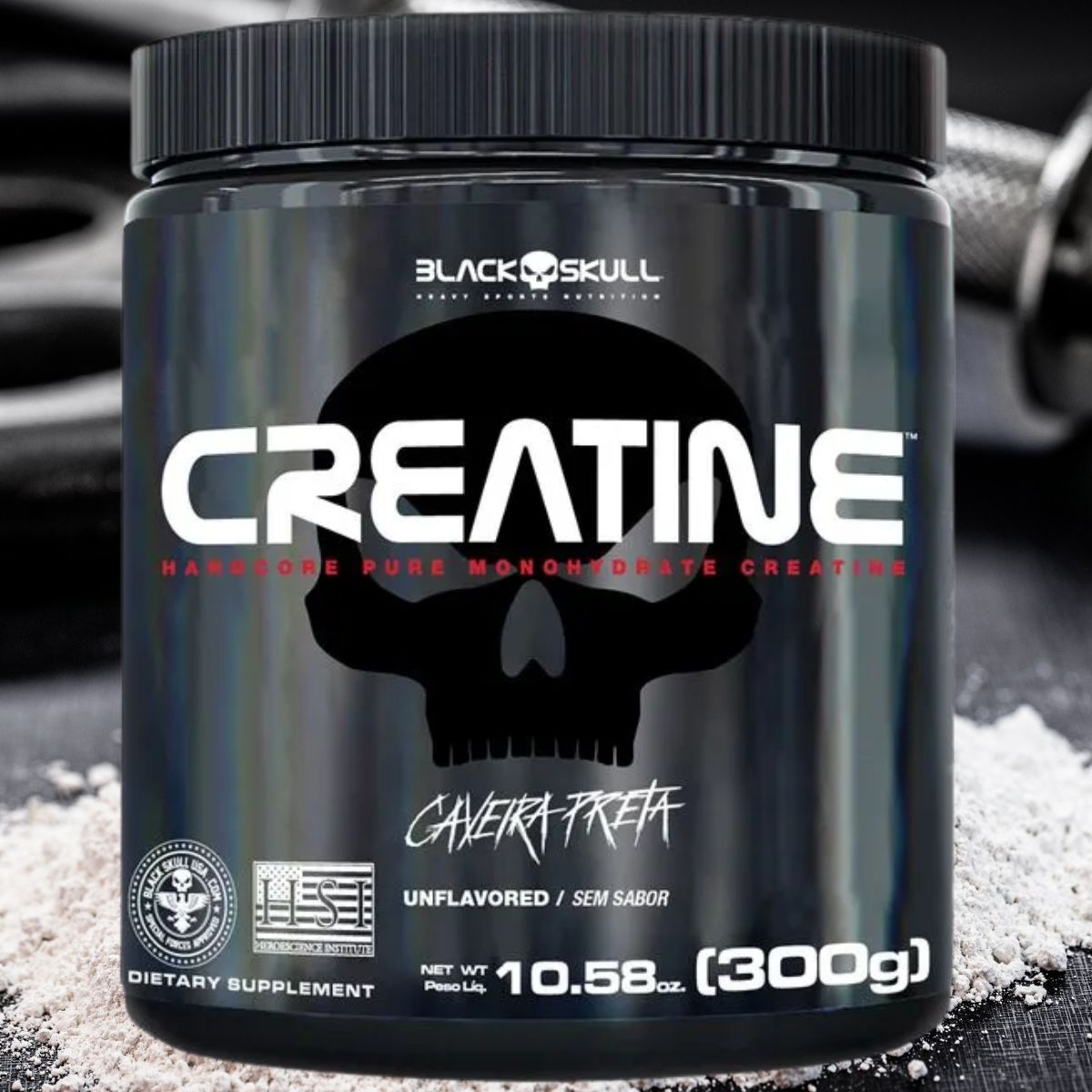 BLACK - CREATINE MONOHIDRATADA 300G PURA