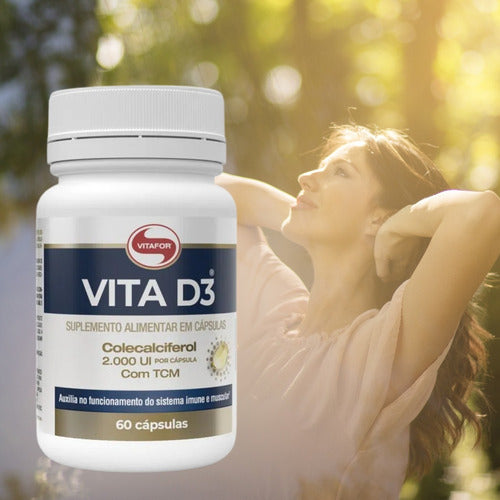 VITAFOR - VITA D3 -  60 CÁPSULAS