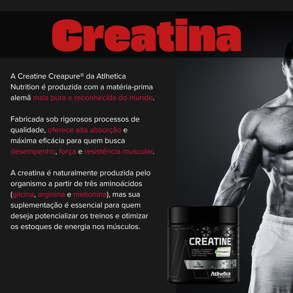 ATLHETICA - CREATINE CREAPURE 200G