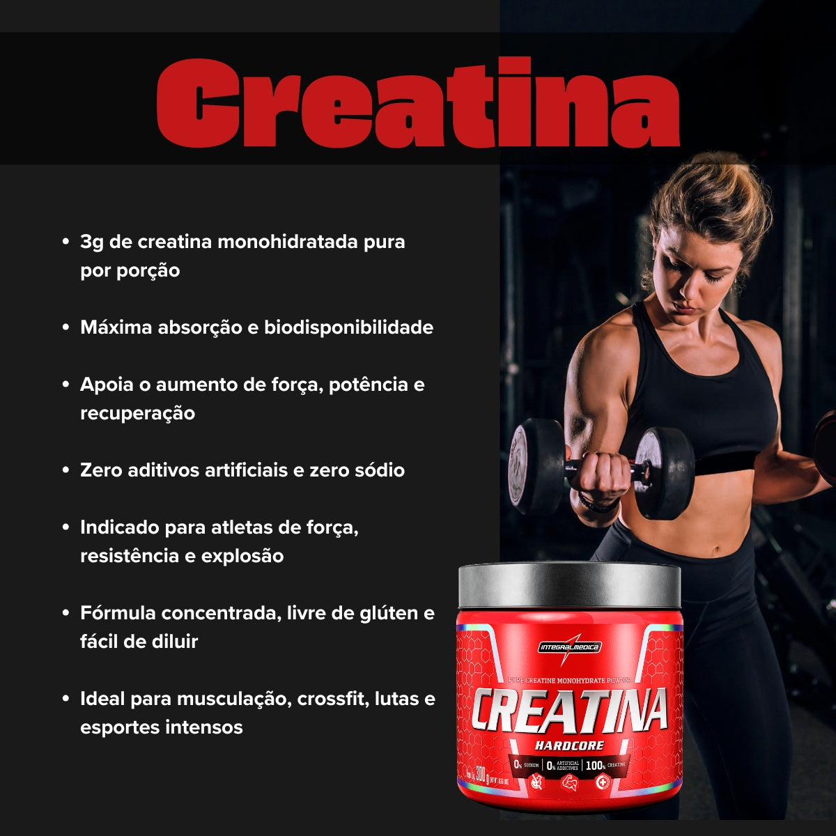 INTEGRALMEDICA - CREATINA 300G
