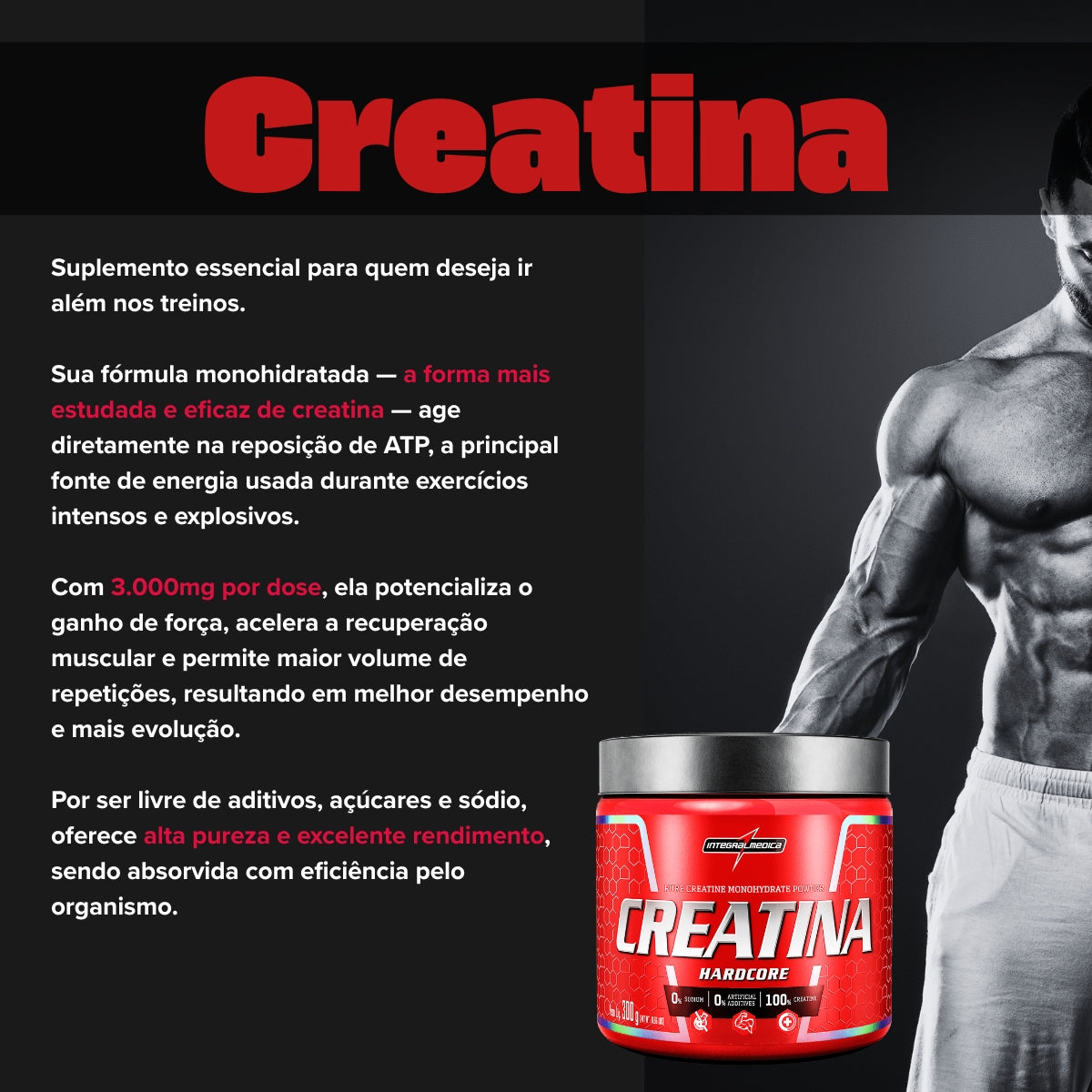 INTEGRALMEDICA - CREATINA 300G