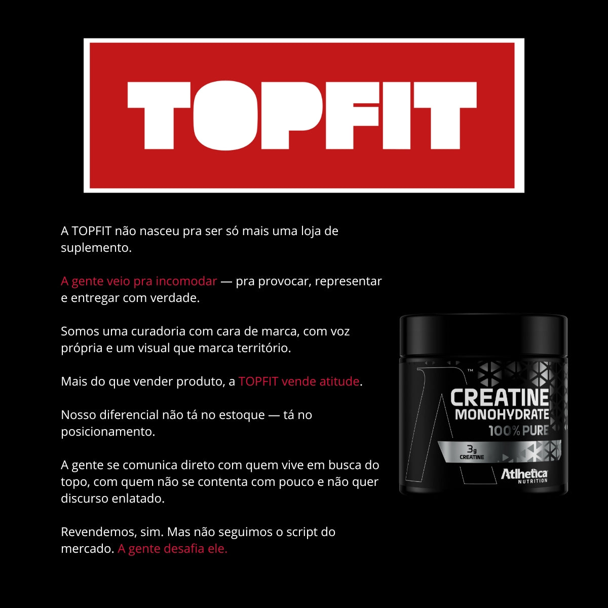 ATLHETICA - CREATINE MONOHYDRATE 100% PURE 300G