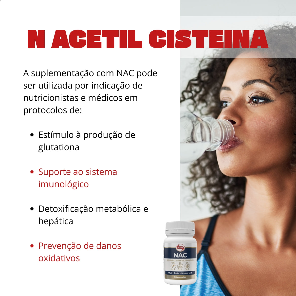 VITAFOR - NAC N ACETIL CISTEINA - 30 CAPSULAS