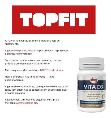 VITAFOR - VITA D3 -  60 CÁPSULAS