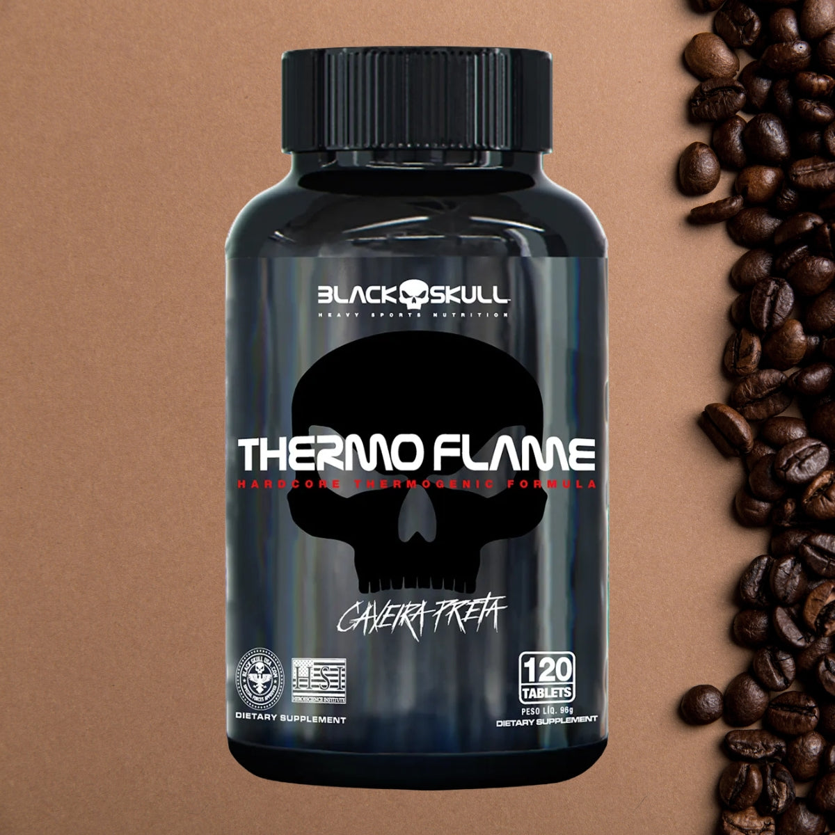 BLACK -  TERMOGENICO THERMO FLAME - 120 TABLETES