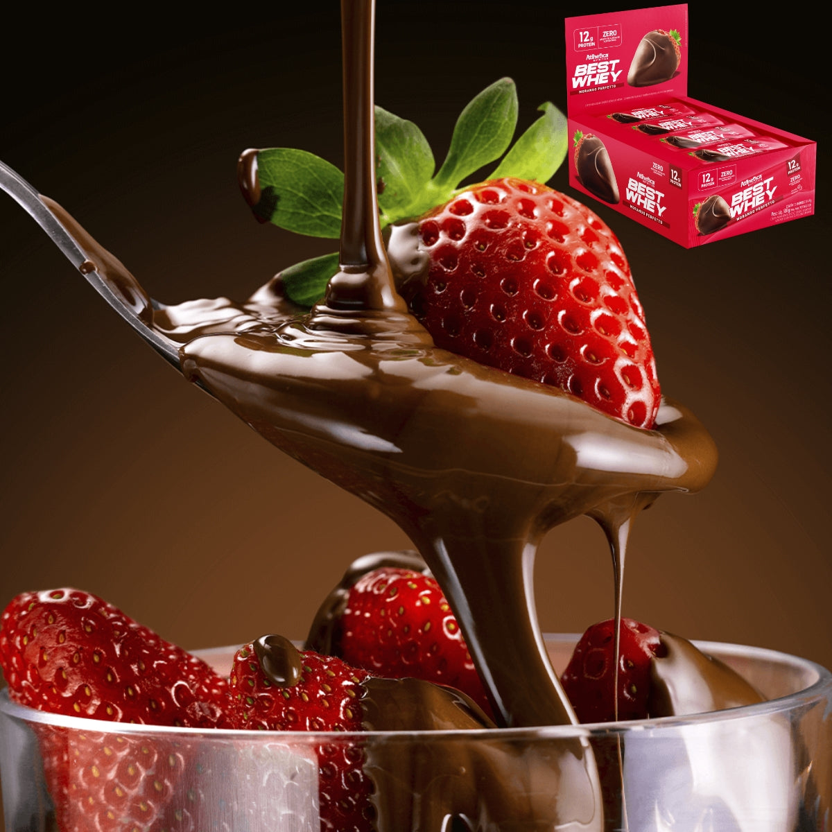 ATLHETICA - BEST WHEY BAR 12G PROTEIN (DISPLAY COM 12 UNIDADES)