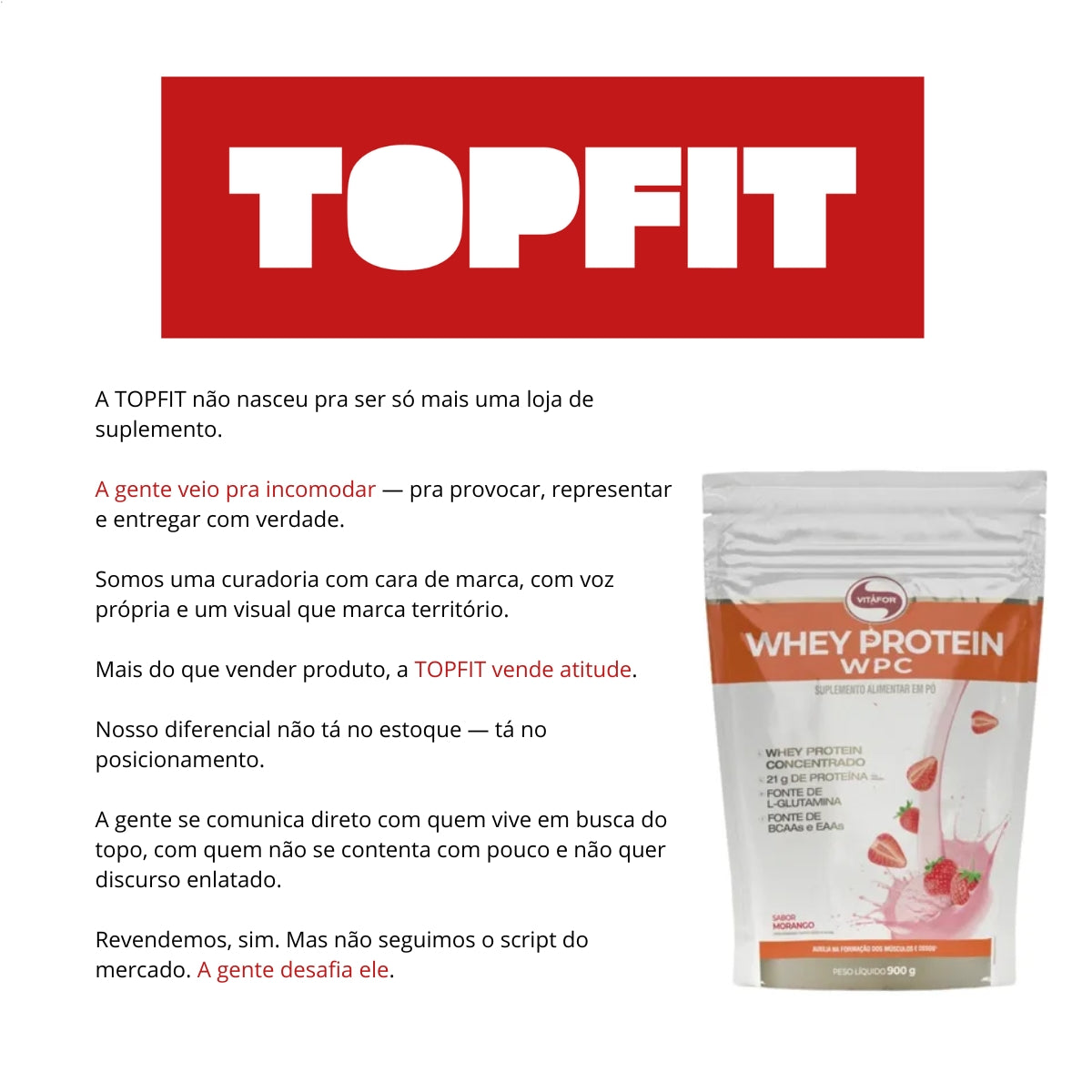 VITAFOR - WHEY PROTEIN WPC 900G REFIL
