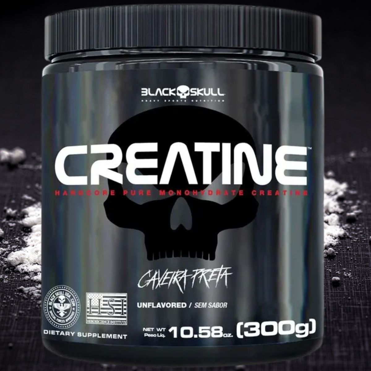 BLACK - CREATINE MONOHIDRATADA 300G PURA