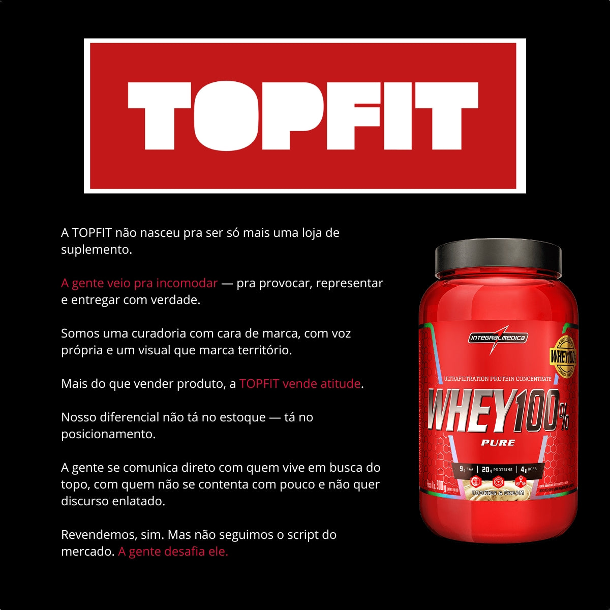 INTEGRALMEDICA - WHEY 100% PURE 900G POTE