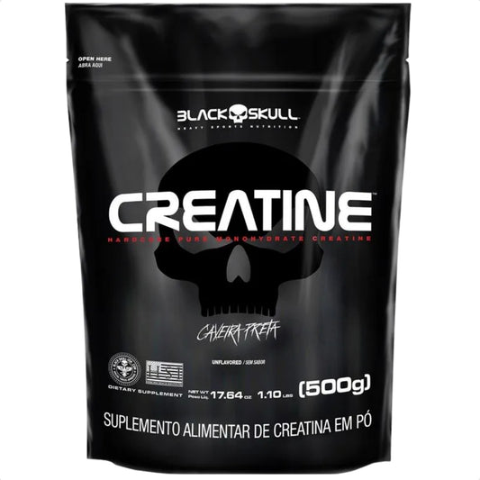 BLACK -  CREATINE PURA REFIL 500G