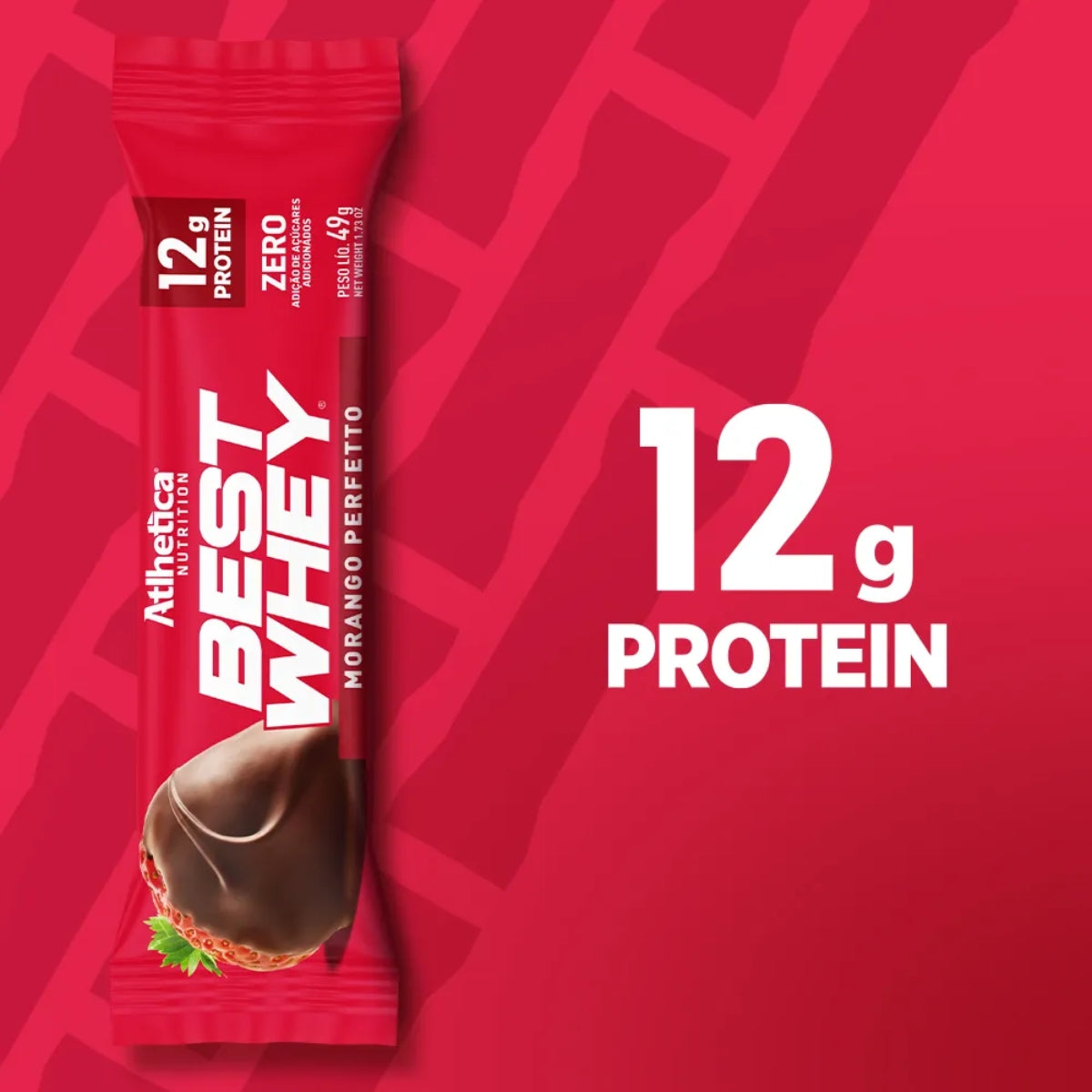 ATLHETICA - BEST WHEY BAR 12G PROTEIN (DISPLAY COM 12 UNIDADES)