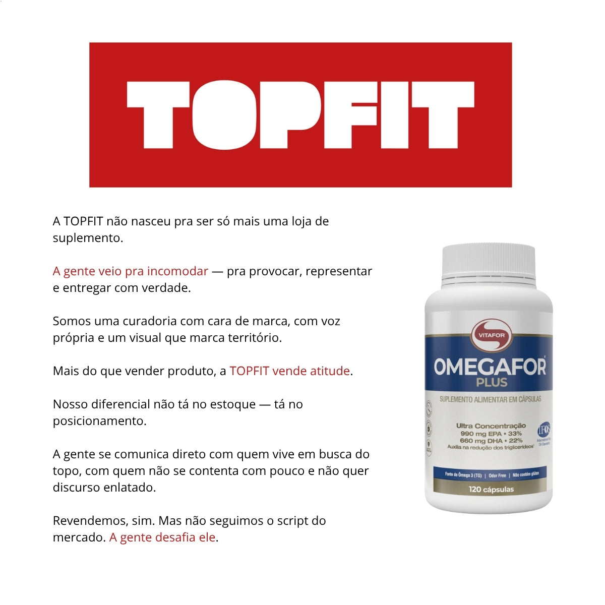 VITAFOR - OMEGAFOR PLUS - 120 CÁPSULAS