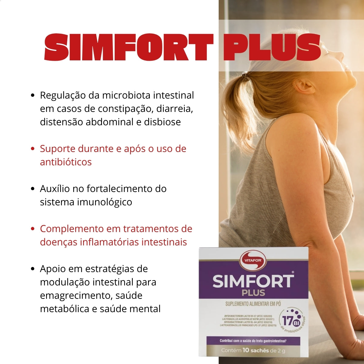VITAFOR - SIMFORT PLUS 10 SACHES