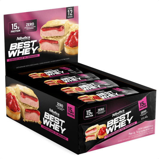 ATLHETICA - BEST WHEY BAR 12G PROTEIN (DISPLAY COM 12 UNIDADES)
