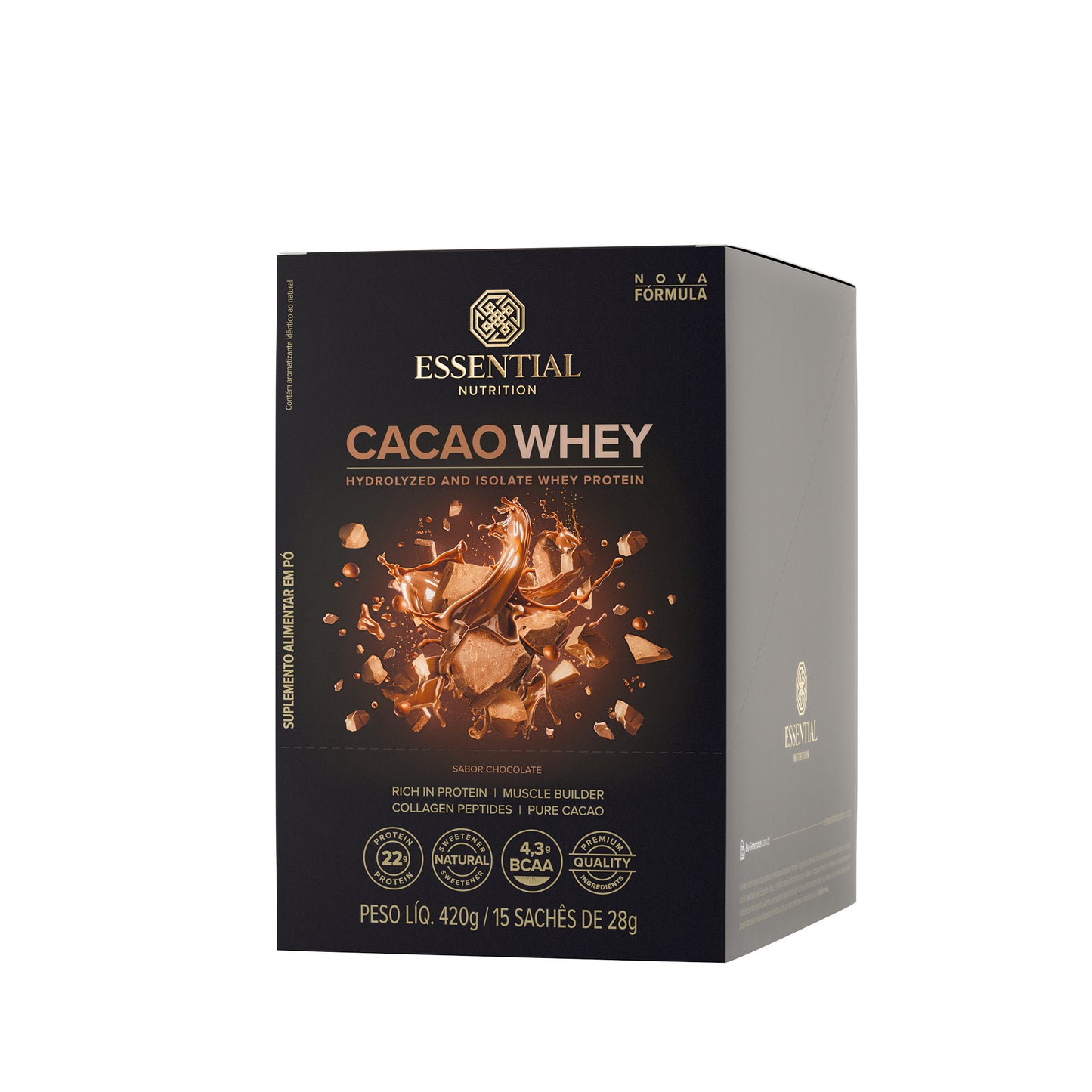 ESSENTIAL - CACAO WHEY (DISPLAY COM 15)