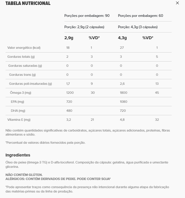 ESSENTIAL - Super Omega 3 TG - 180 capsulas