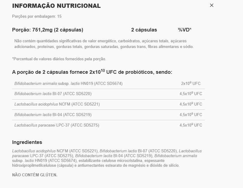 ESSENTIAL - Probio 20Bi - 30 capsulas