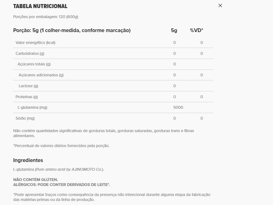 ESSENTIAL - GLUTAMINA 600G