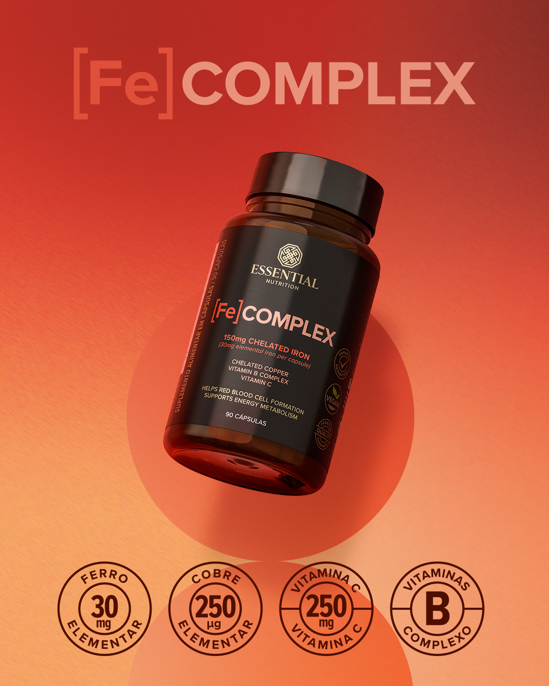 ESSENTIAL - FE COMPLEX - 90 CAPSULAS