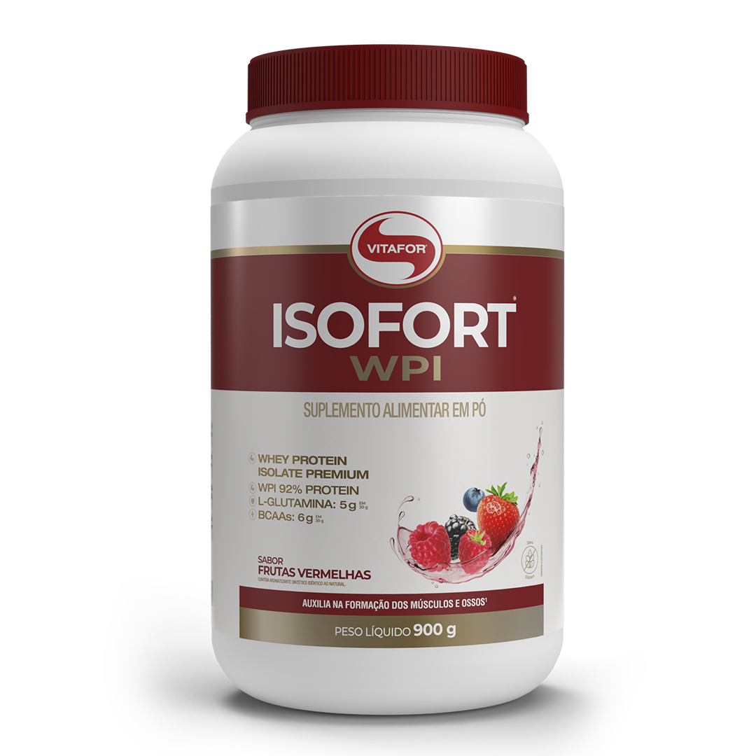 VITAFOR - ISOFORT 900G - Frutas Vermelhas