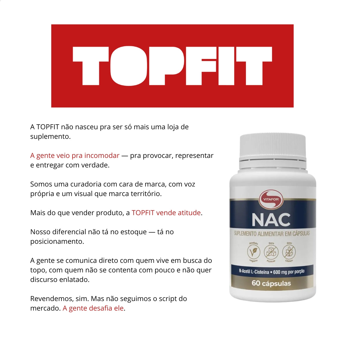 VITAFOR - NAC N ACETIL CISTEINA - 60 CAPSULAS