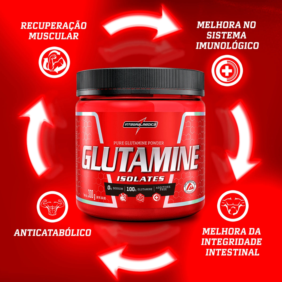 INTEGRALMEDICA - GLUTAMINE 300G